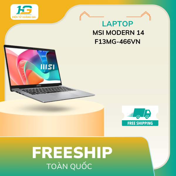 Laptop MSI Modern 14 F13MG-466VN (Core™ i5-1334U | 16GB | 512GB | Intel® Iris® Xe | 14inch FHD | Win 11 | Bạc) - Hình ảnh 4