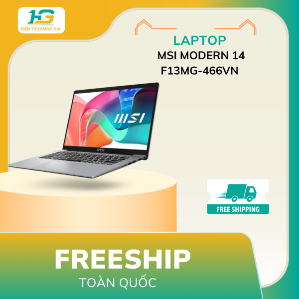 Laptop MSI Modern 14 F13MG-466VN (Core™ i5-1334U | 16GB | 512GB | Intel® Iris® Xe | 14inch FHD | Win 11 | Bạc) - Hình ảnh 3