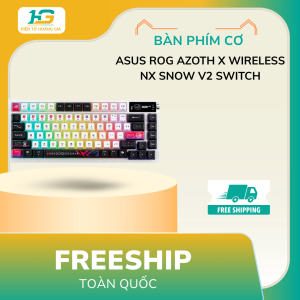 Bàn phím cơ Asus ROG Azoth X Wireless NX Snow V2 switch