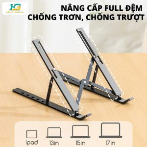 Phụ kiện nâng đỡ chống trơn trượt cho laptop